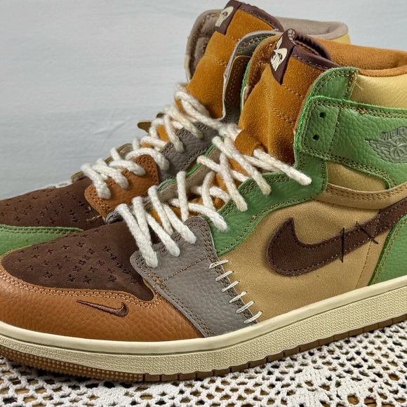 Air Jordan Zion Williamson x Jordan 1 High 'Voodoo' Men’s Size 11M NICE sku 3207 - Picture 2 of 12